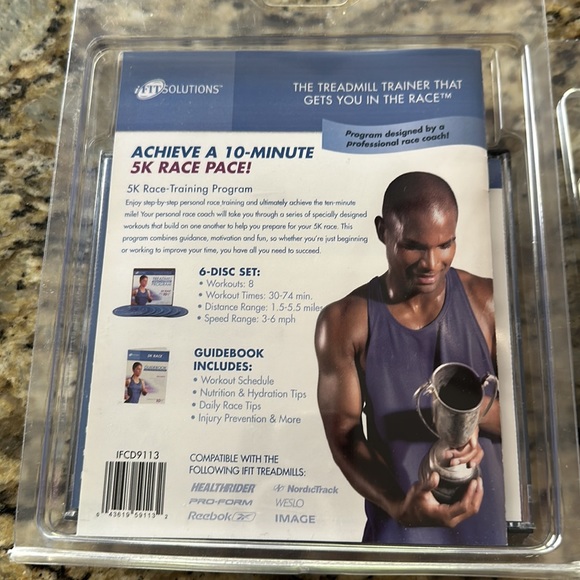 New fit solutions 5k race training dvds 2 sets of 6 disc - Picture 4 of 5
